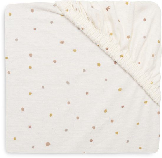 Jollein Jersey Hoeslaken Kangaroots Dusty Dot 70x140 cm