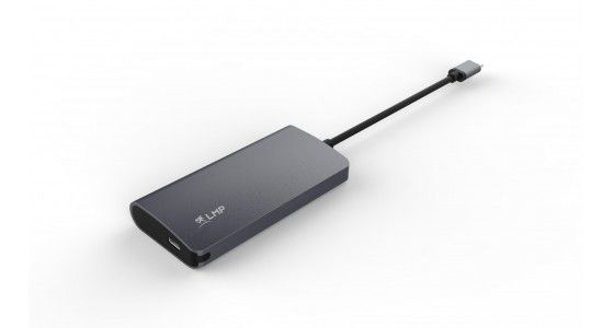 LMP 17104 USB 3.2 Gen 1 (3.1 Gen 1) Type-C Laptop Dock & Port Replicator - Grijs