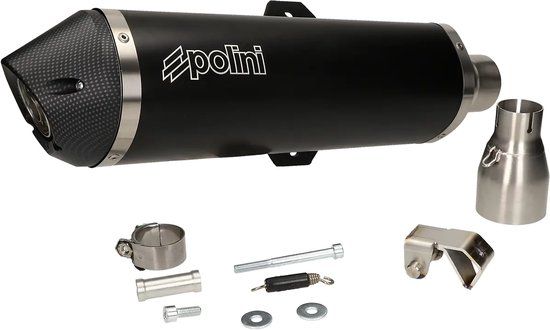 Polini Racing Uitlaat Piaggio MP3 500cc - Zwart