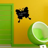 Ambiance Sticker Schoolbordsticker - uitwisbare zelfklevende muurstickers - VLINDER - 110x110cm