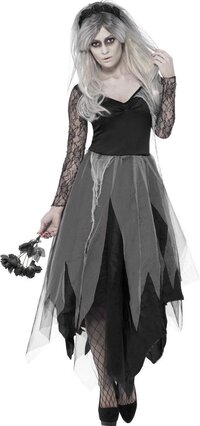 Vegaoo "Zombie bruid kostuum voor dames Halloween - Verkleedkleding - Small"