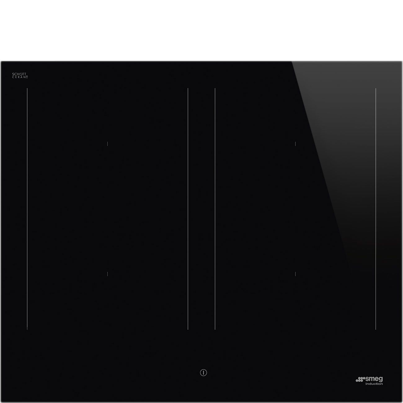 Smeg Universal SIM3644D - 60cm Induction Cooktop - Black