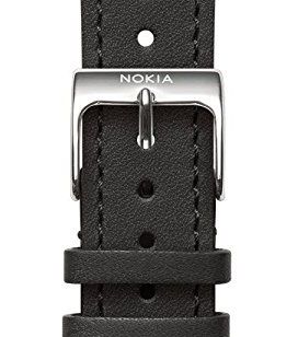 Nokia 4381649 Horlogeband - Zwart - Leer - 20mm