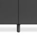 Relief Pied de connexion Relief lot de 2 Gris
