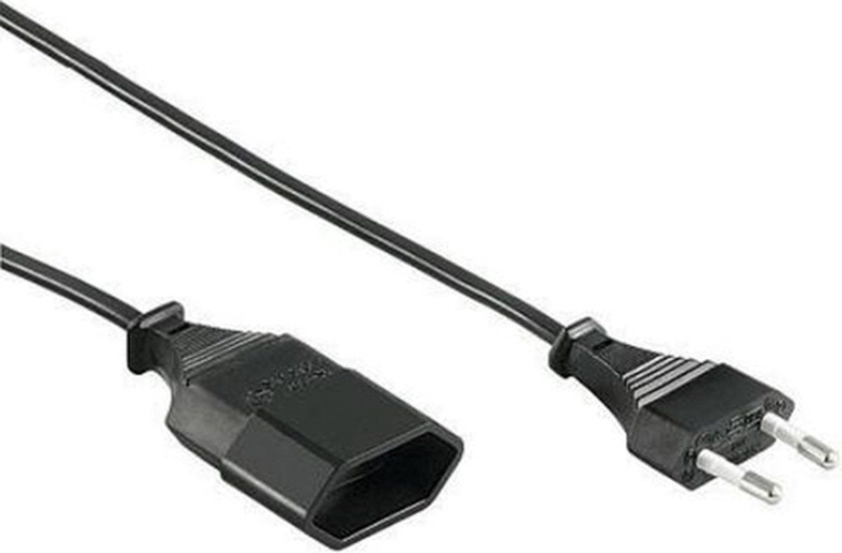 VB Extend 50102 Euro Verlengkabel - 2 meter - Zwart