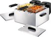 Princess Dubbele Frituurpan 183123 - 2 x 3L - Koude Zone - 3600W - RVS