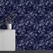Papier peint panoramique - motif fleurs - 390 cm x 244 cm