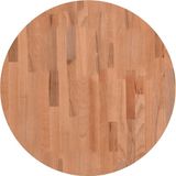 vidaXL Plateau de table - Rond - Ø60x1,5 cm - Hêtre massif