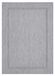 Relax Tranqua tapis de couloir intérieur et extérieur 80x150cm argent