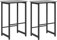 vidaXL - Barkruk - 2 - st - Grijs - Sonoma - 40 - x - 32 - x - 64 - cm - Bewerkt - hout
