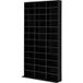 Icecat Étagère de rangement CD/DVD, 1116 CD/528 DVD Capacité, 36 Compartiments, Étagères réglables, pour Bureau, Salon, Chambre, 102 x 23,5 x 195 cm, Noir