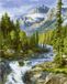Schipper Schilderen op Nummer - Rocky Mountains 40 x 50 cm