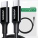 Ugreen US300 USB-C naar USB-C kabel 2m zwart