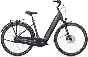 Cube Supreme Hybrid EX 625 - Elektrische Hybride Fiets - Lage Instap - 2022 - Metallicgrey/Black - EE S