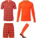 Uhlsport Progressive Keeperset Heren - Fluorood / Fluogeel | Maat: XL