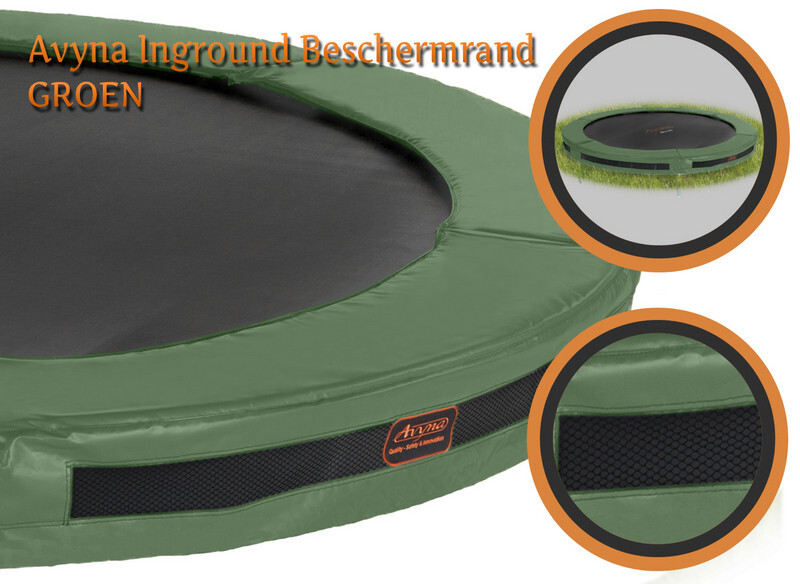 Avyna Beschermrand tbv trampoline PRO-LINE InGround 2 45 08 ft Groen