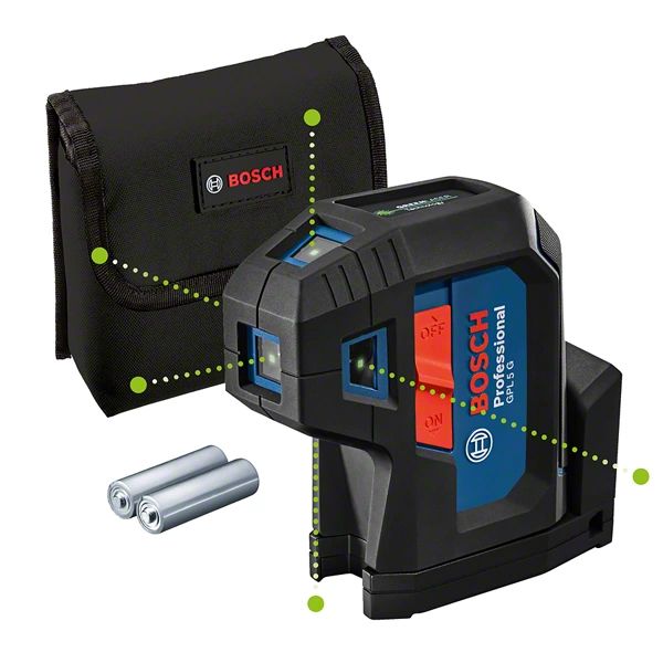 Bosch GPL 5 G Puntlaser - 30m - 5 Laserpunten - Zelfnivellerend
