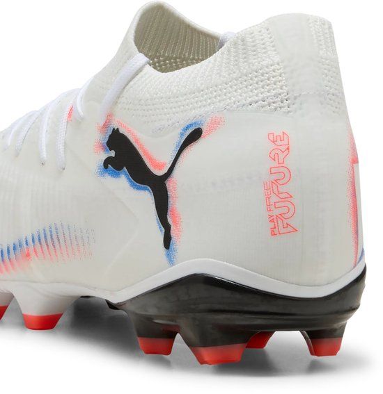 Puma Future 8 Match Fg/Ag Voetbalschoenen - Wit - Maat 40.5