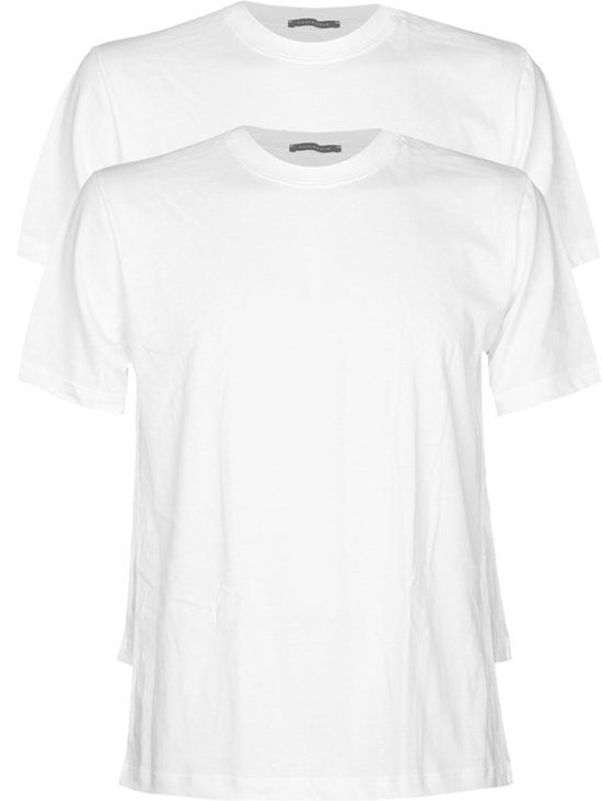 Schiesser - 2-pack American Ronde Hals T-shirts Wit - M