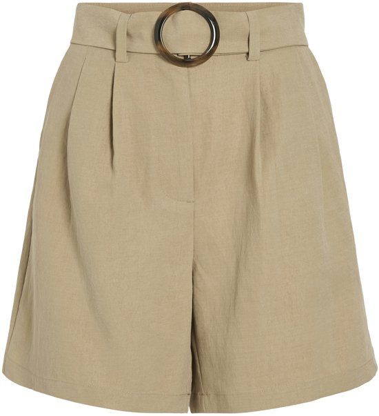 Vila Broek Virosita Hw Shorts 14115732 Travertine Dames Maat - W36