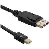 Qoltec 50434 DisplayPort kabel 1,8 m Mini DisplayPort Zwart