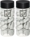 Atmosphera Grote Decoratie/Hobby Stenen - 2x - Grijs - 750 gram - Aquarium en Vazen Vulling