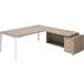 Quadrifoglio bureau d'angle directionnel gauche série X9 - 192 cm