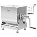 VEVOR BME30-T 60 Lb Capaciteit Tilt Tank, Roestvrij Staal Vleesverwerkingsapparatuur, Worstmachine met Deksel en Handvat, Gemalen Beef Hand Mixer, Zilver