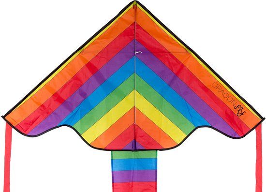 Dragon Fly Staartvlieger - Regenboog - Geel/Groen/Blauw/Paars/Rood