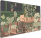 Leuke Kawaii beer bureaumat bureaubescherming Kawai toetsenbord mat esthetisch bruin groen grote XXL muismat woondecoratie voor vrouwen meisjes