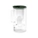 Wessper Waterfilterkan met LED-indicatorr, 2 liter, Glazen Water filter karaf, Compacte waterfilter kan met actief kool filter, Classic filterpatronen, BPA-vrij - Groen