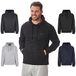 Iron Mountain Men's Fleece Hoodie - Recycled Yarn - Black - 3XL