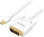 LogiLink CV0138 video kabel adapter 3 meter Mini DisplayPort DVI Wit