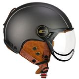 CGM 801V Ebi Vintage Fietshelm Unisex Volwassenen Graphite XS