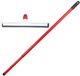 Betra Douchetrekker/vloertrekker - Kunststof - Wit - Natuurlijk Rubber - 55 cm Breed - Uitschuifbare Steel (80-130 cm)