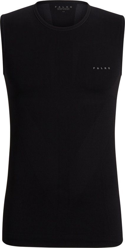 FALKE Warm Singlet - Heren - Zwart - Maat M