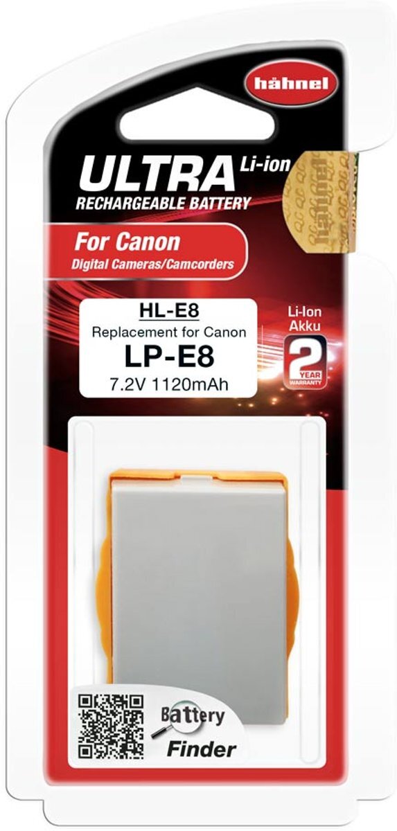 Hähnel HL-E8 Ultra Li-Ion Accu voor Canon
