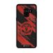 Manchester United Coque de Téléphone 3D Officielle – Design Abstrait Rouge et Noir