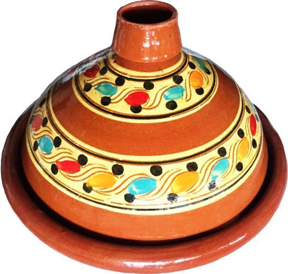 marocstore.nl Marokkaanse Originele Tajine - Aardewerk - Ø 30 Cm