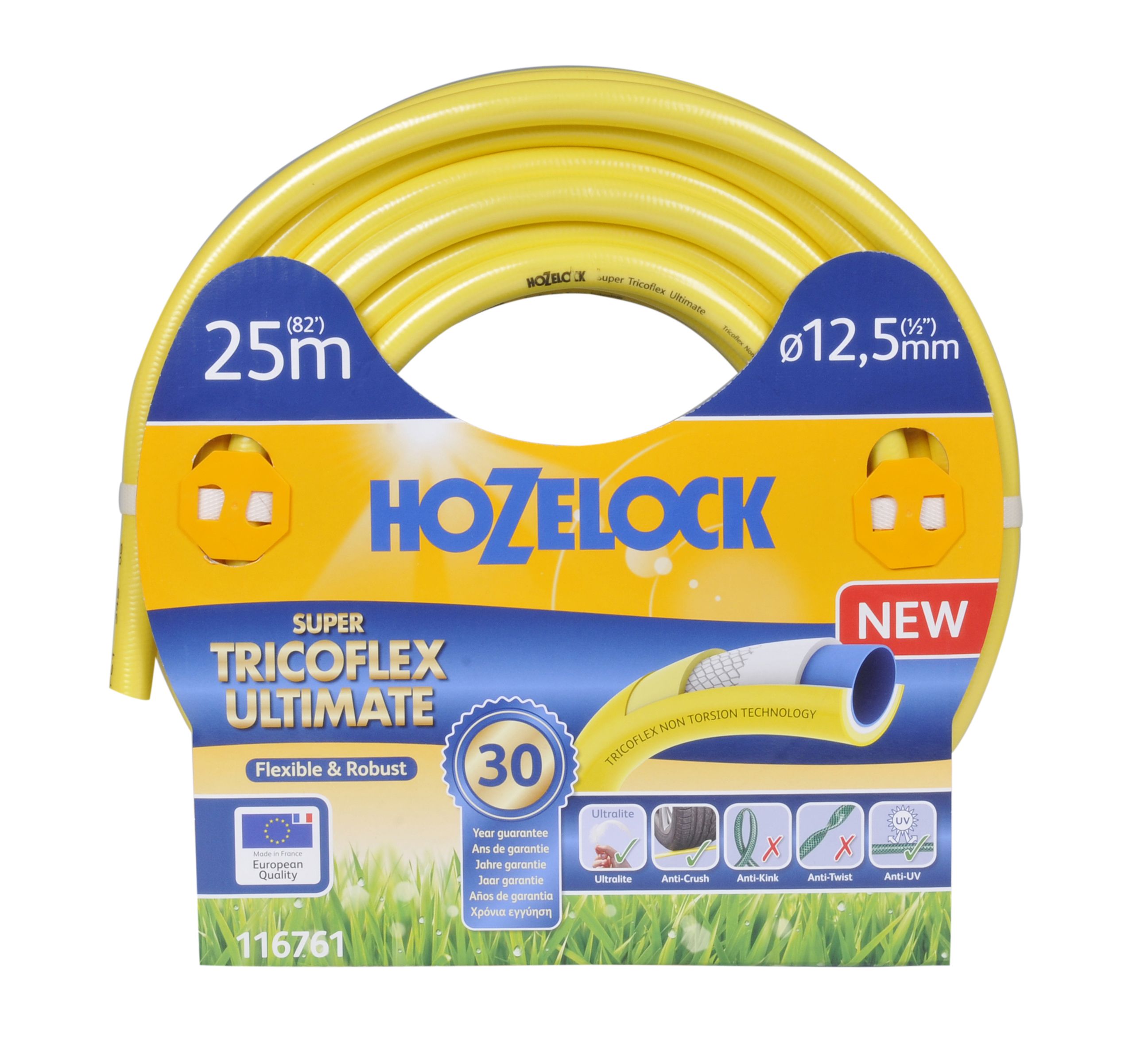 Hozelock Super Tricoflex Ultimate Tuinslang - 12.5mm - 25 meter - Geel
