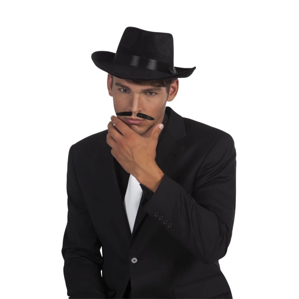 Boland Snor Gangster Heren Zwart