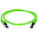 Telegärtner 100017329 RJ45 Câble réseau, câble de brassage CAT 5 5 m Vert Avec passe-fil anti-pli 1 pièce(s)
