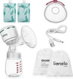 Lionelo Fidi Plus - Elektrische borstkolf - Wit - BPA-vrij - Draadloos - 180 ml