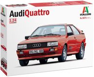 Italeri Modelbouwpakket Auto - 3671 Audi Quattro - Rood - Kunststof - 1:24