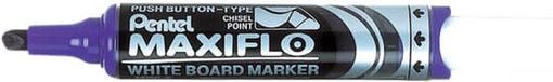 Pentel MWL5M-V Whiteboard Marker Maxiflo met pompsysteem, ronde punt, 2,5 mm, 1 stuk, violet