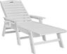 VEVOR Ligstoel Wit