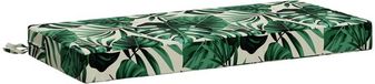 vidaXL Bankkussen SOEST 100% Polyester Bladpatroon 80 x 40 x 8 cm