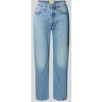 Levi's® Feed: Straight fit jeans met steekzakken, model '501 CROP'
