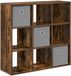 vidaXL Dressoir Gerookt eiken 73,5 x 24 x 69,5 cm