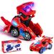 Dinosaure jouets - Voiture jouet transformable - LED et musique - Rouge - Pour enfants de 3 ans et plus